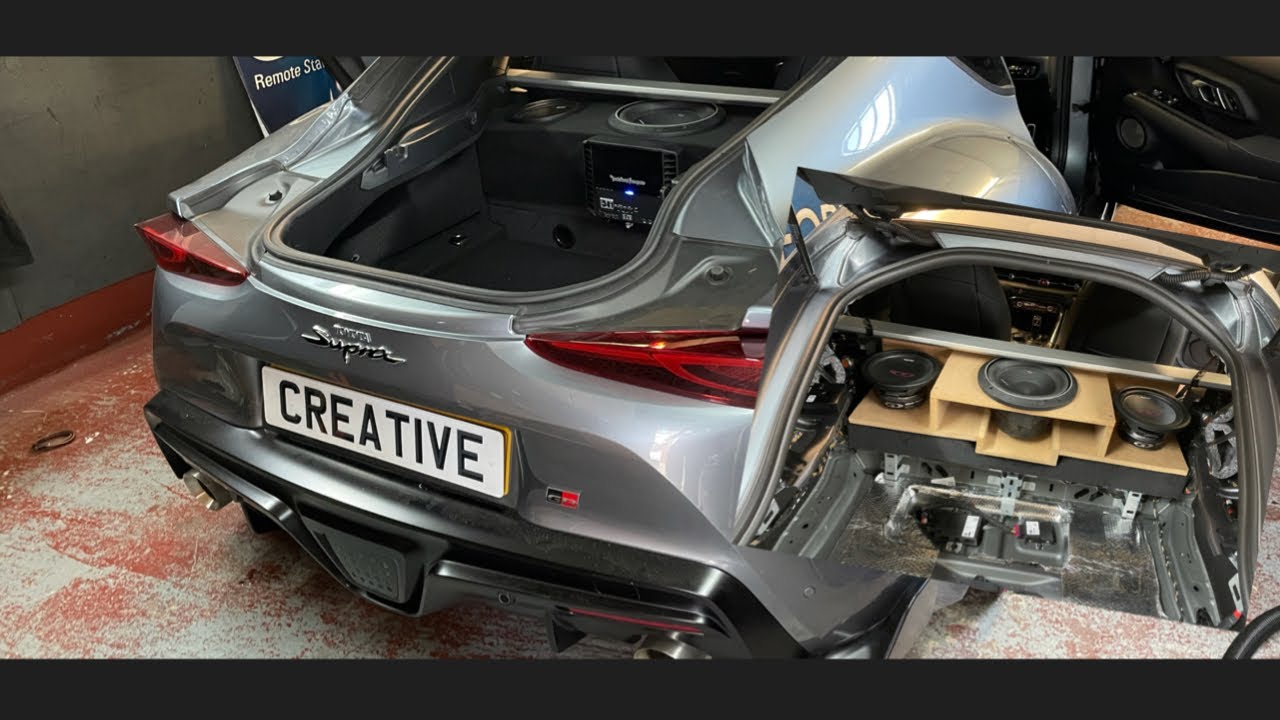 CCS Creative Car Sounds - New GR Supra in for a twin 8
