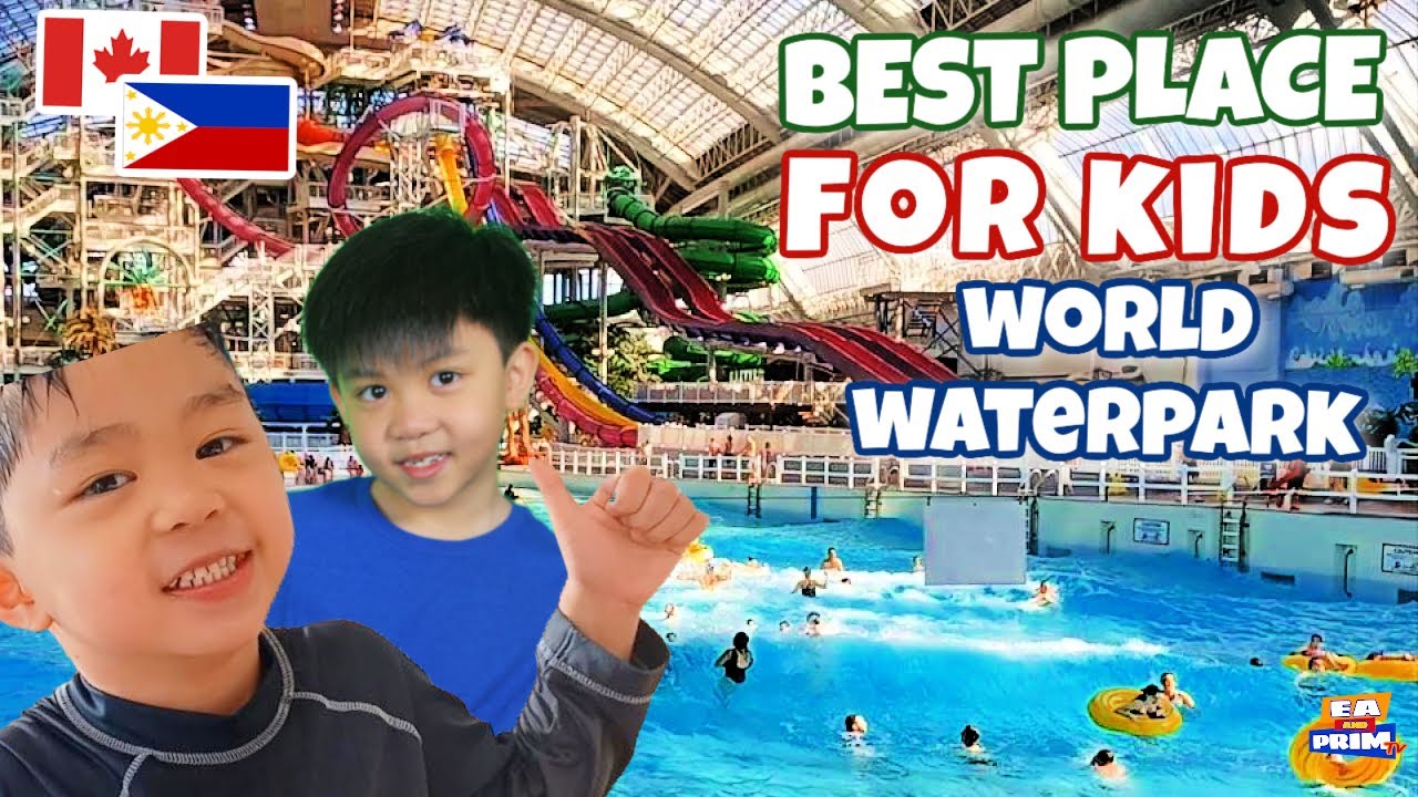 WORLD Water Park West Edmonton Mall - Canada's #1 Water Park | EA AND PRIM TV | FILIPINO CANADIAN