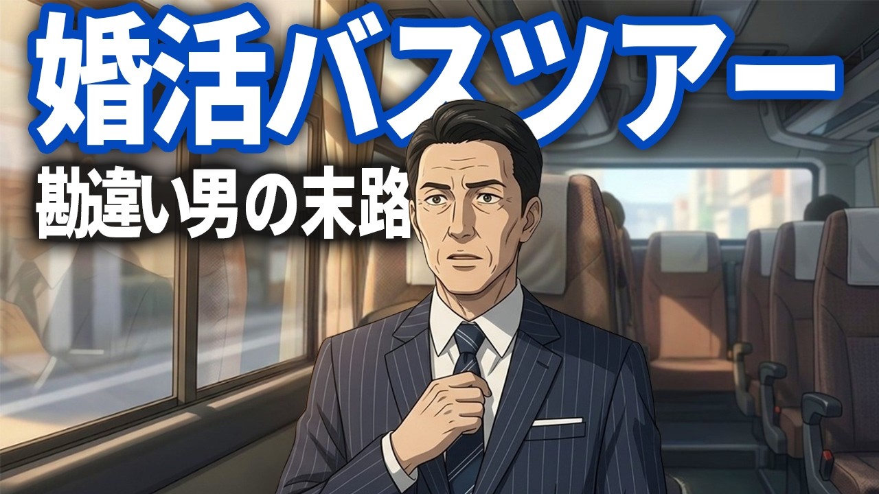 【60代婚活】絶対に近づいてはいけない男。婚活バスツアーでドン引きされる勘違い男の末路とは&hellip;!?
