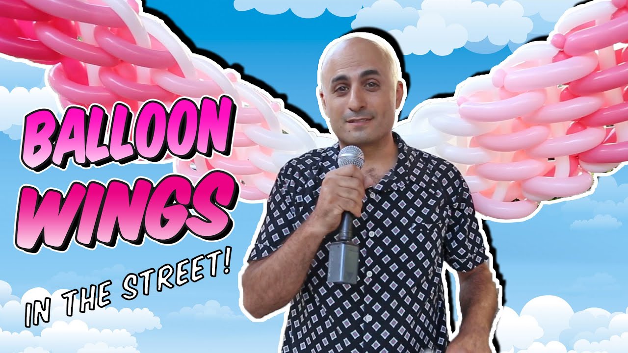 Advanced balloon modelling - Balloon wings in the street