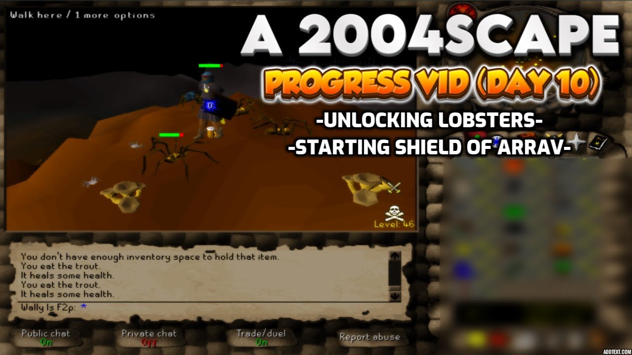 AFKing Combat in High LVL Wilderness on 2004Scape?? Lost City (DAY 10)