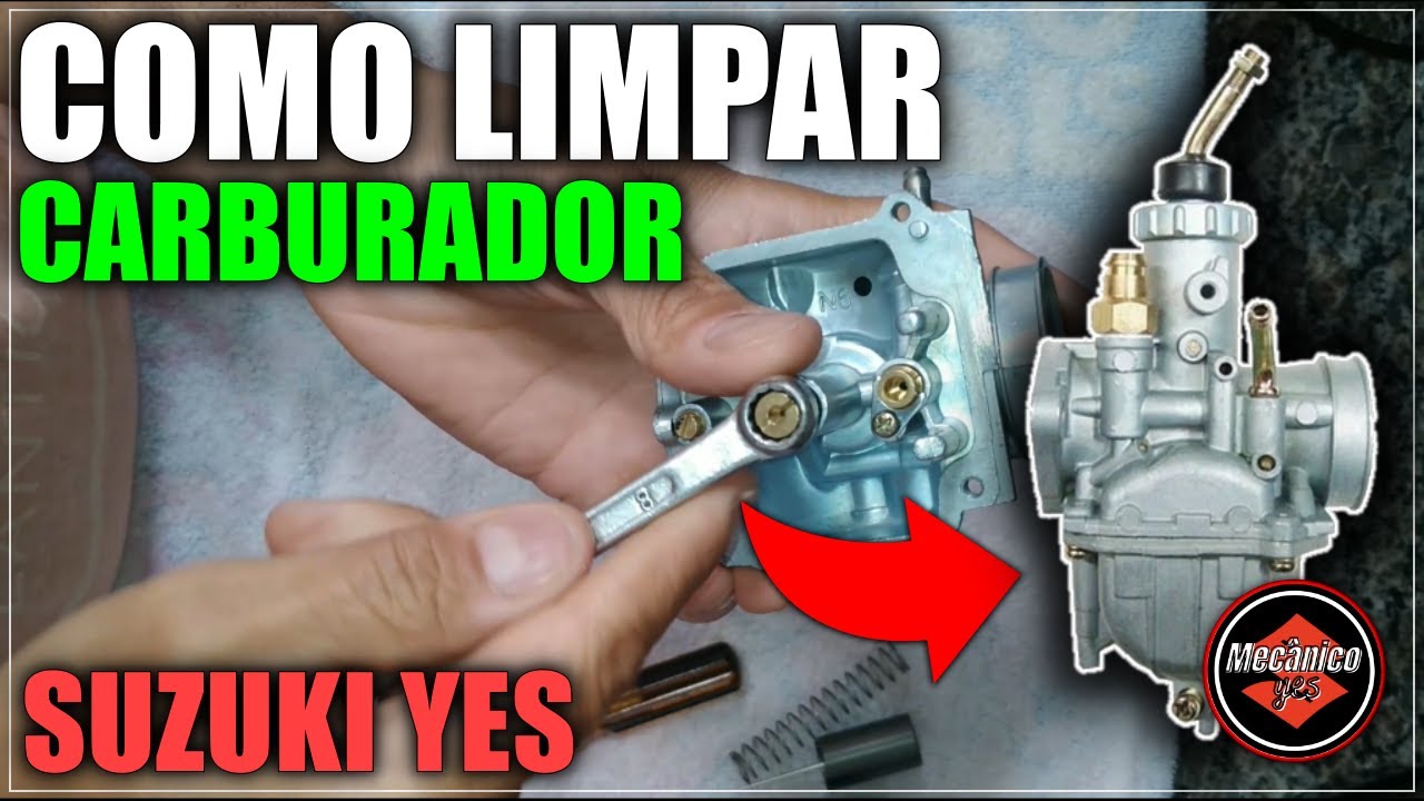 COMO DESMONTAR, LIMPAR E MONTAR O CARBURADOR DA SUZUKI YES VM22