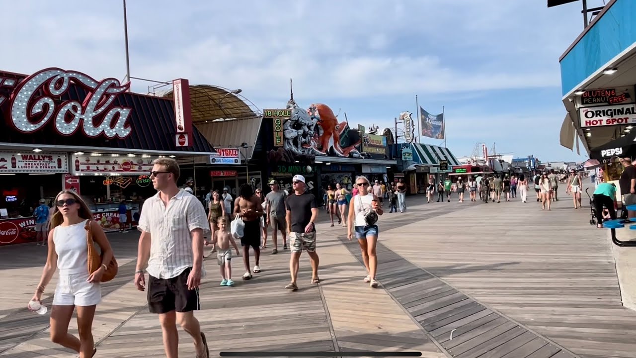 Wildwood New Jersey Boardwalk and Morey's Piers Summer 2025!