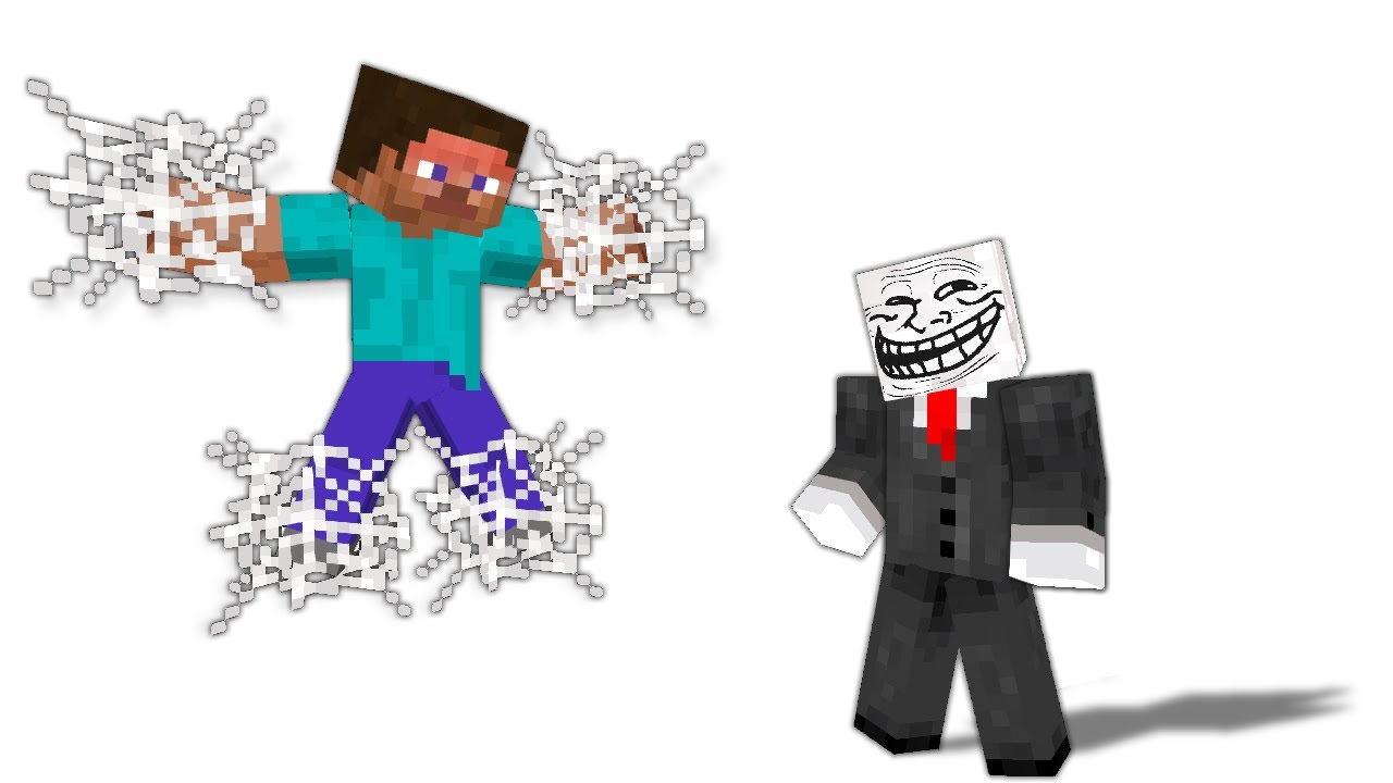 TROLL VS MINECRAFT #3
