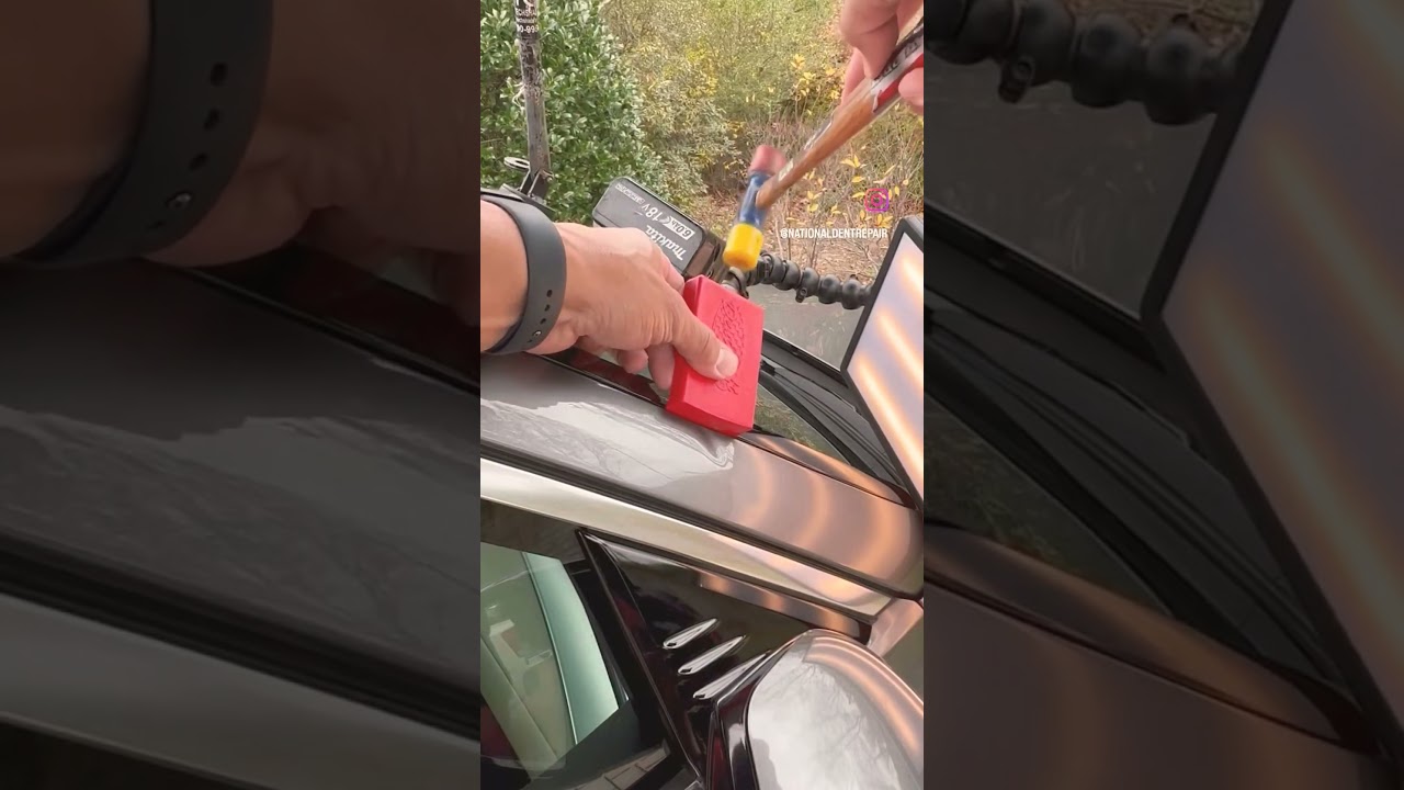 Bringing back a #classic #car #dent #repair #dollie