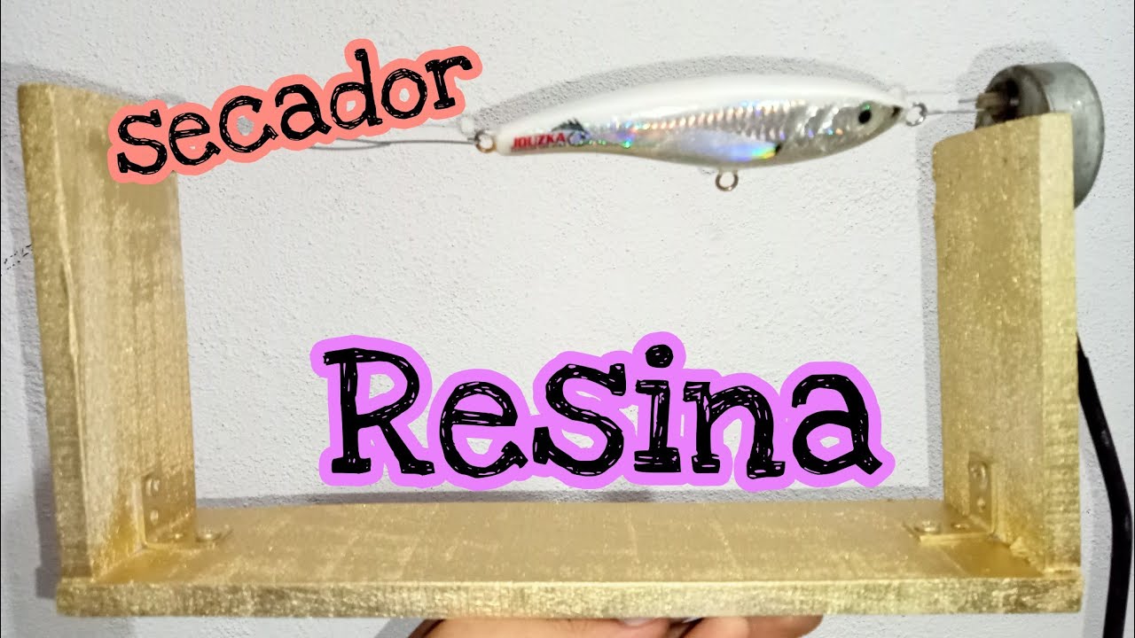 sEcador de señuelos casero / resina epoxica!!!!