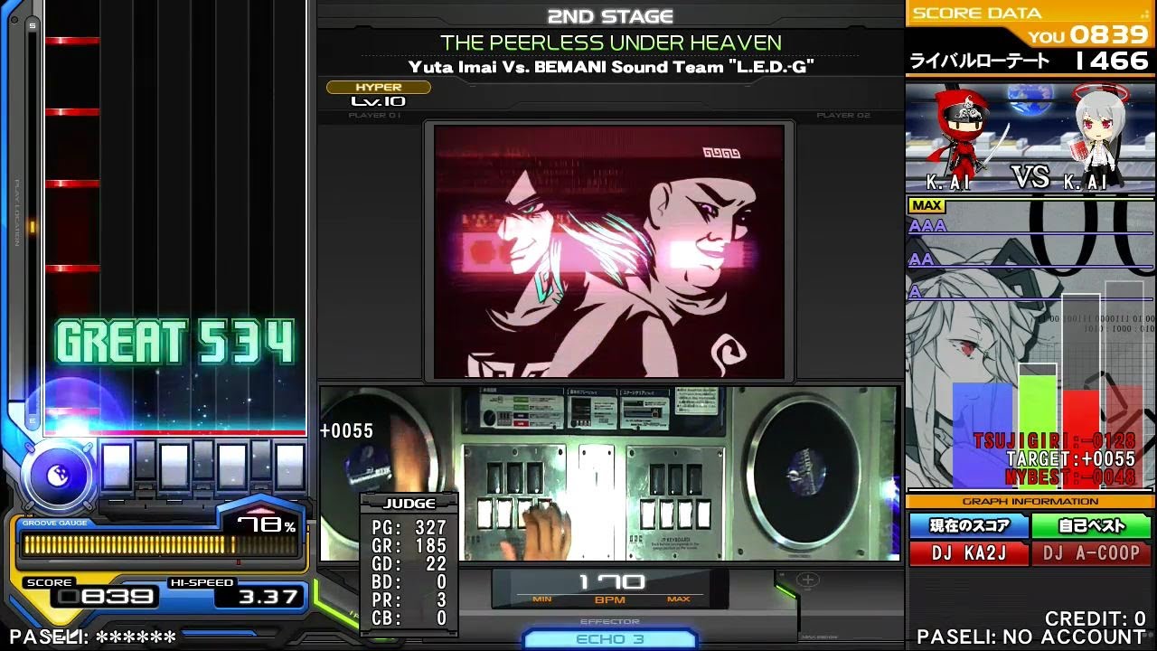 THE PEERLESS UNDER HEAVEN【SPH☆10】beatmania IIDX 28 BISTROVER