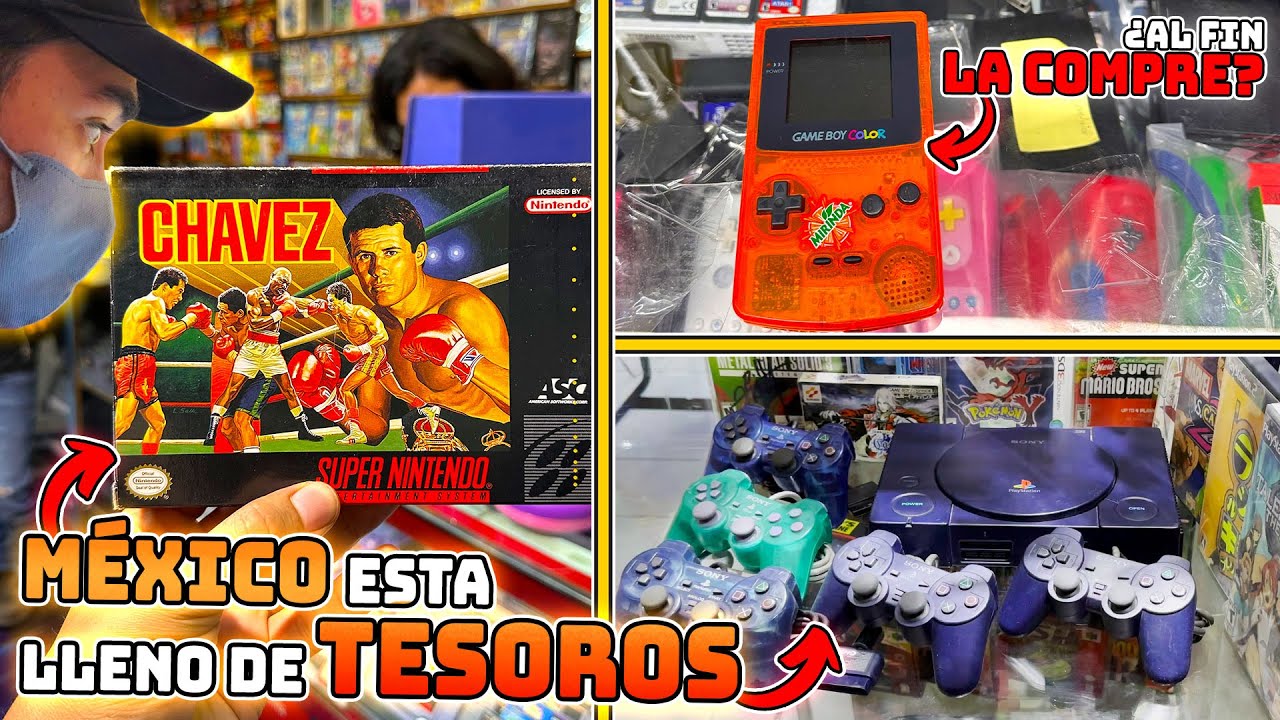 🔥 Las Tiendas de Videojuegos que Debes Visitar en México ! Gameboy Mirinda, La playstation mas cara!