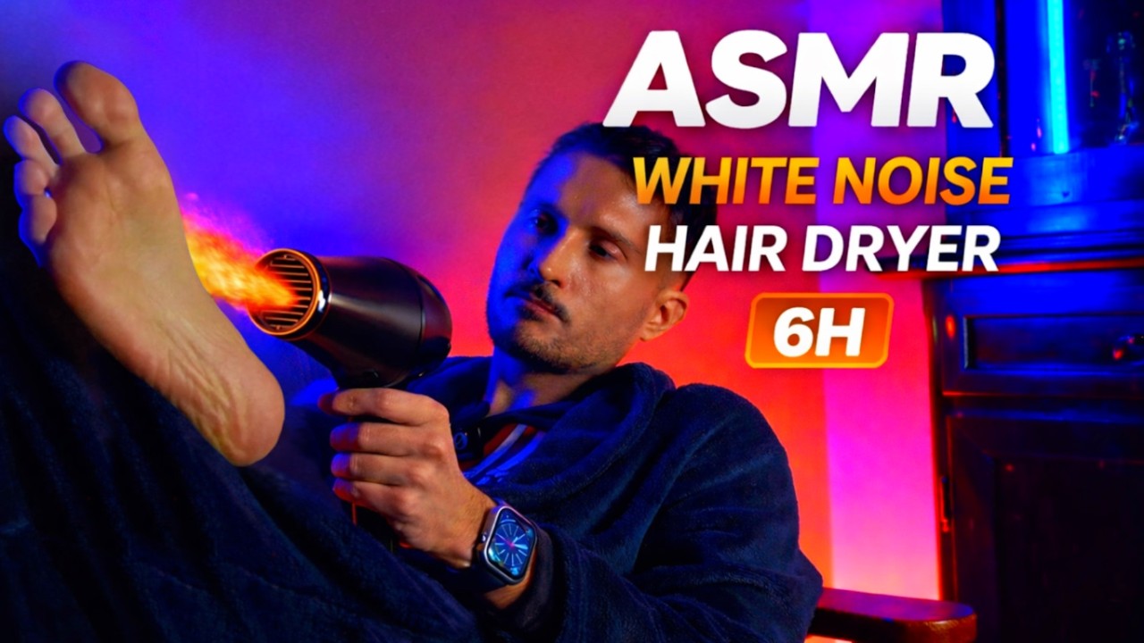 COCCOLE col PHON sul DIVANO 🛋️🏠 (6H ASMR) 🩵 Luci soft, atmosfera cozy e rumore bianco per dormire 💤