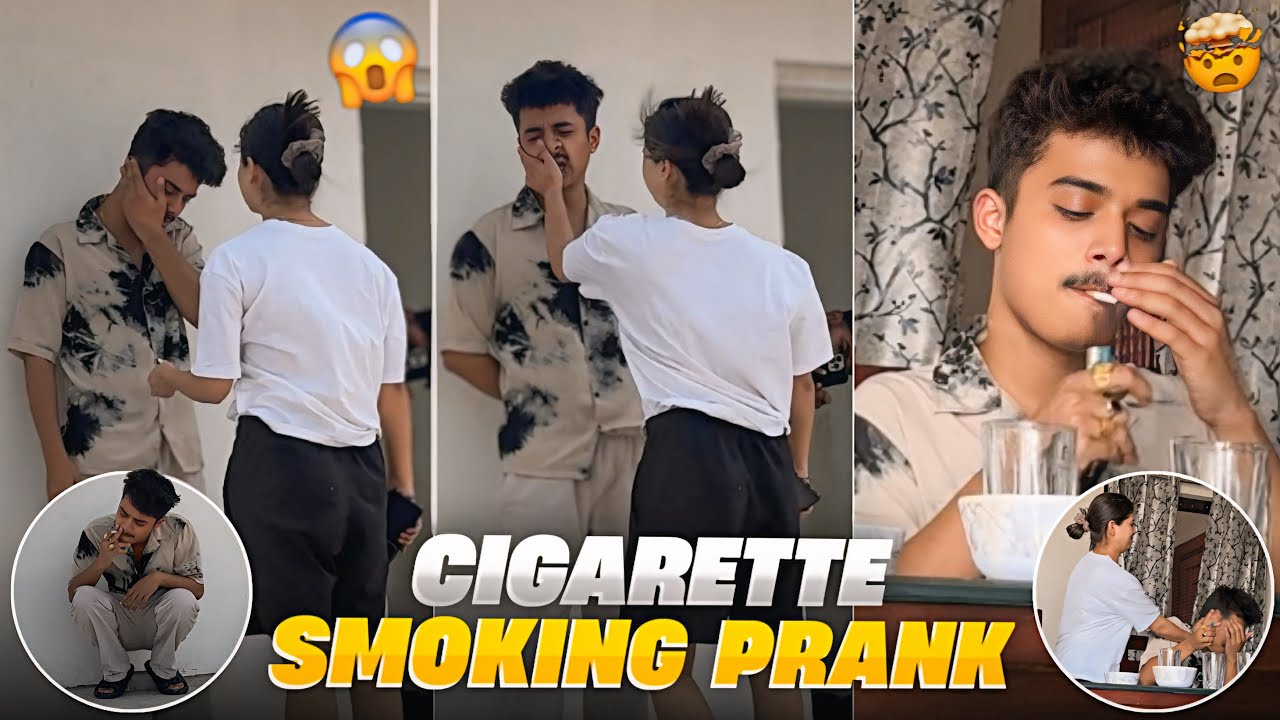 Cigarette Smoking Prank On Nishu 😨|| Prank Gone Wrong ❌