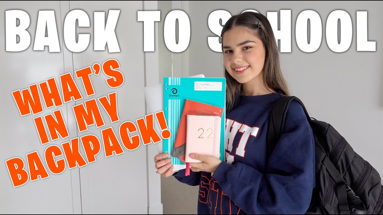 Back to School | What's in My Backpack!