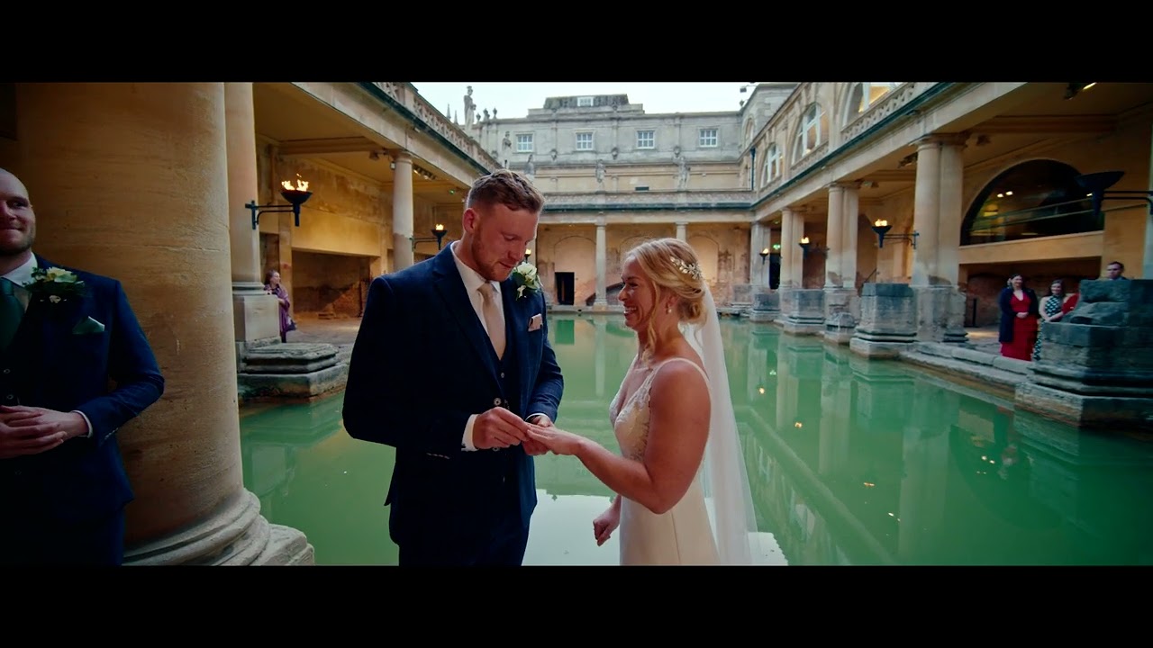 Roman Baths wedding video - Krystianne and Donald