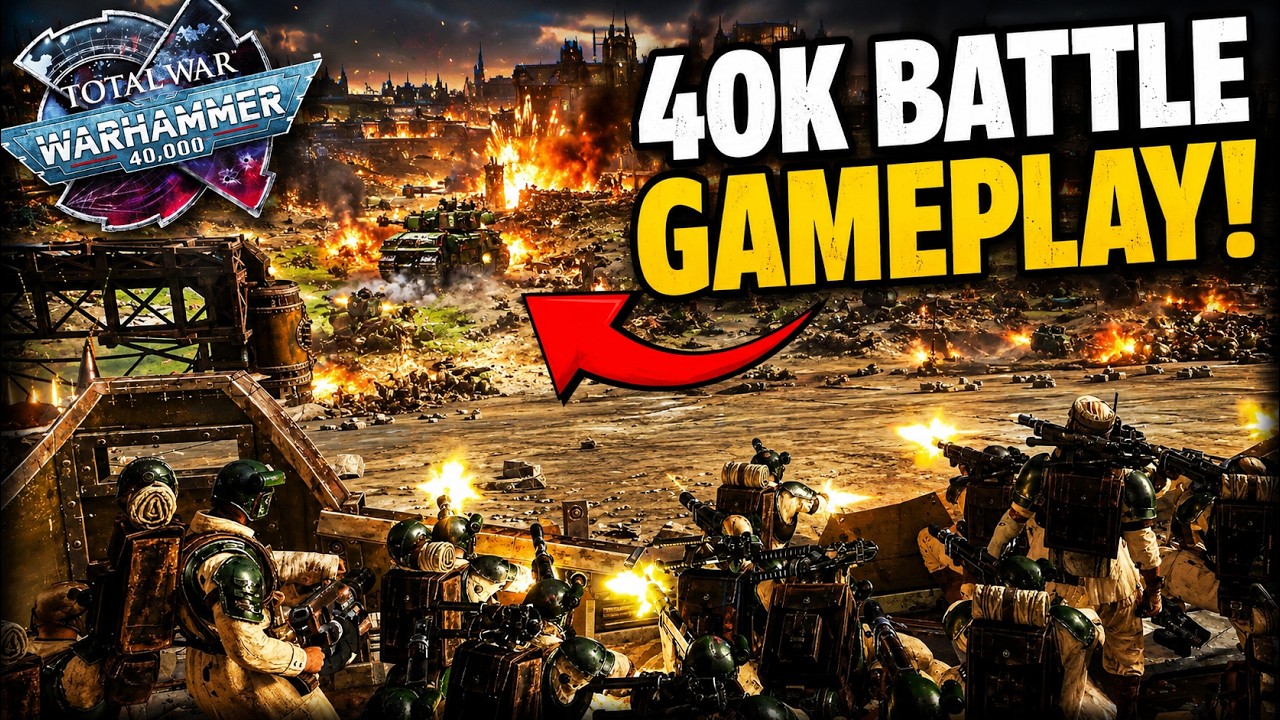 Наконец-то геймплей битв Total War: Warhammer 40,000 + информация о закрытом бета-тестировании!