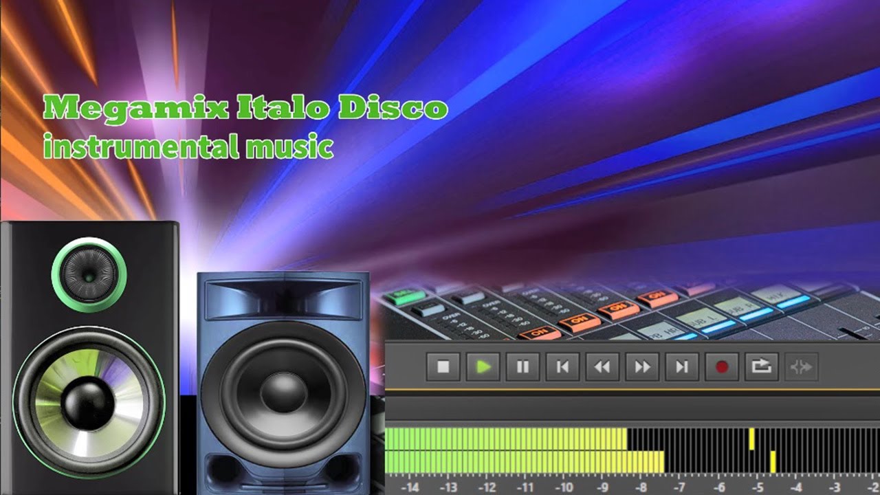 Instrumental disco music brings positive energy to you, new megamix italo disco vol 536
