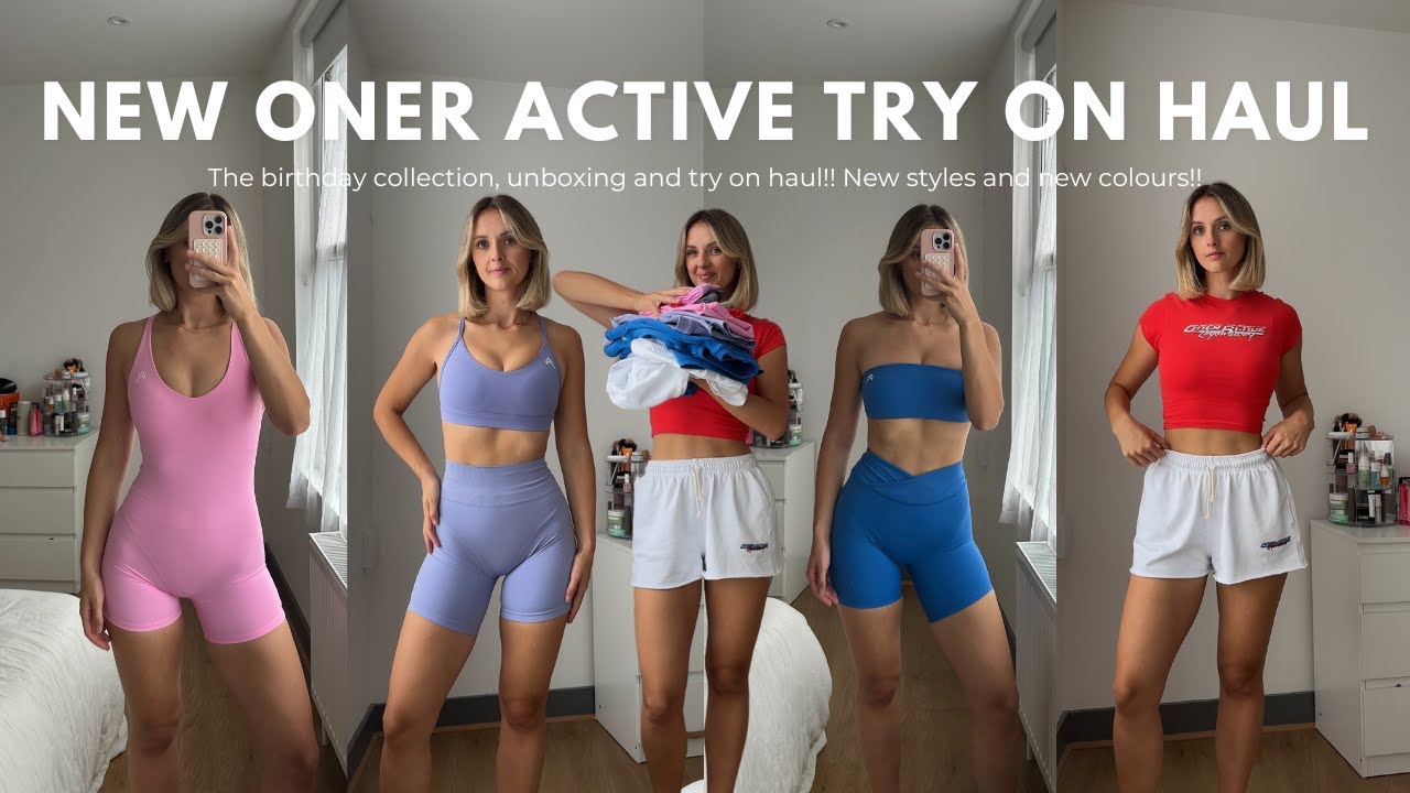 ONER ACTIVE BIRTHDAY COLLECTION | Try on haul and unboxing of the new legendary collection
