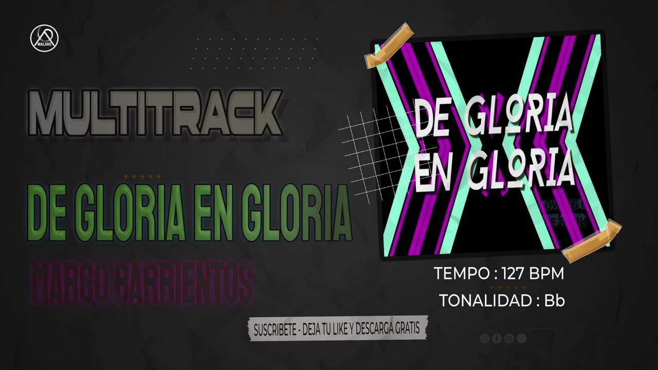 De Gloria en Gloria - Marco Barrientos ❌ MultiTrack