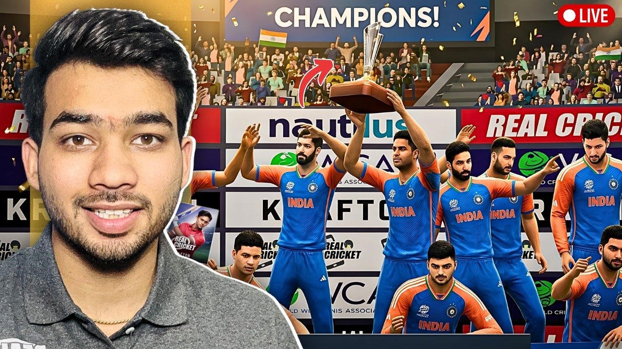LIVE INDIA T20 LEGACY CUP 🏆 | 2024 vs 2007 | #realcricket