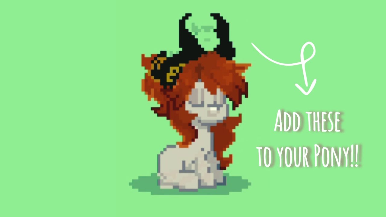 How to make big horns in Pony Town! [Tutorial] #ponytown