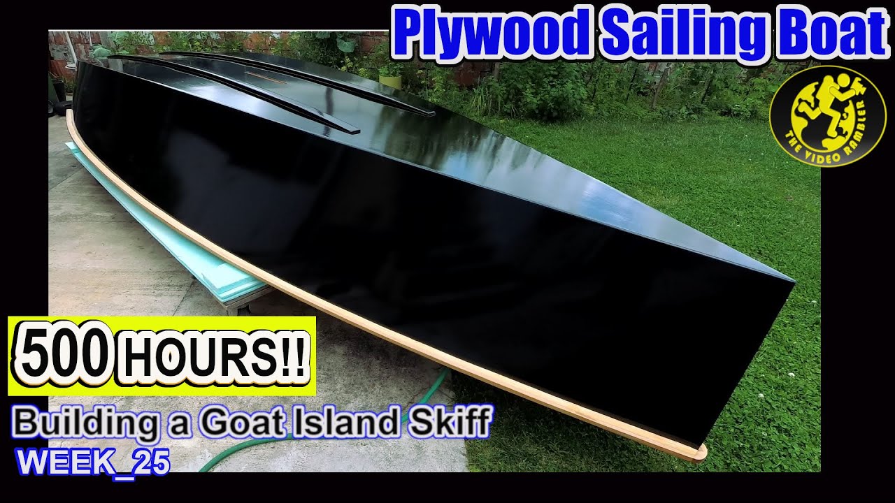 Building a Goat Island Skiff - WEEK_25 - Homemade plywood sailing boat - Plywood boat building
