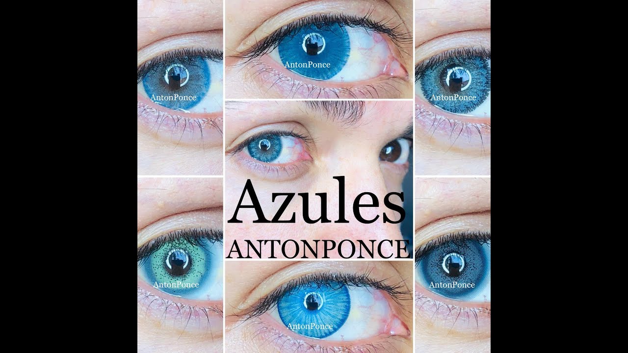 Pupilentes Azul (Con Aro)