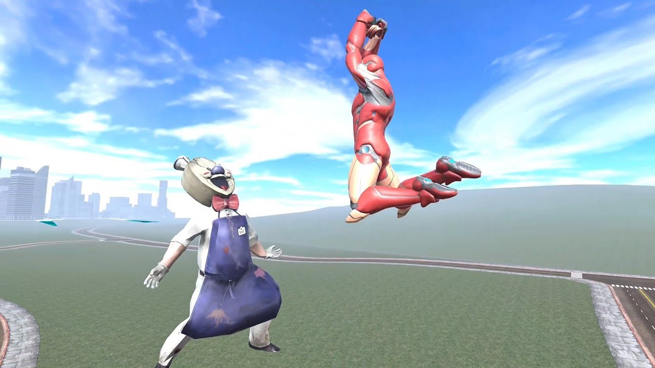 Franklin become super heroes to fight colourful full ice scream man rod in Indian bike driving 3d 