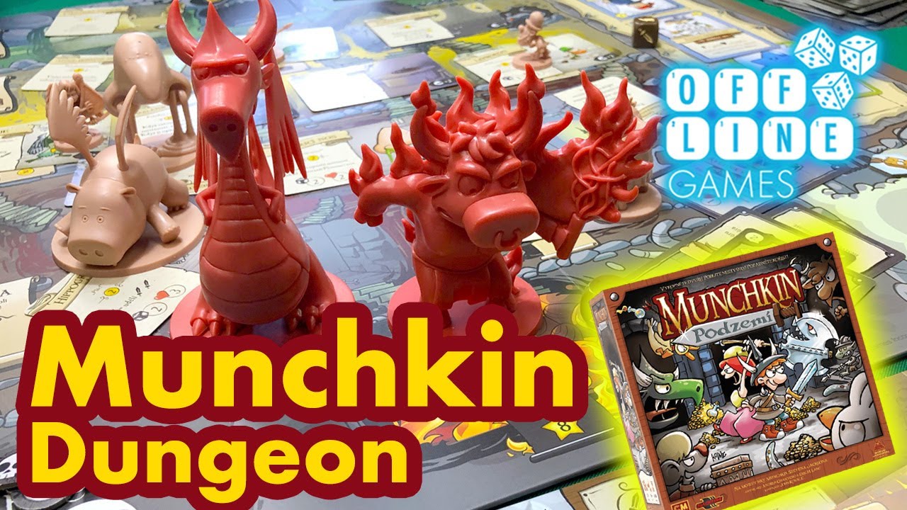 Munchkin Dungeon (Podzemí): Menameselassie, Evžen, Samko, Danko | Offline Games EP12