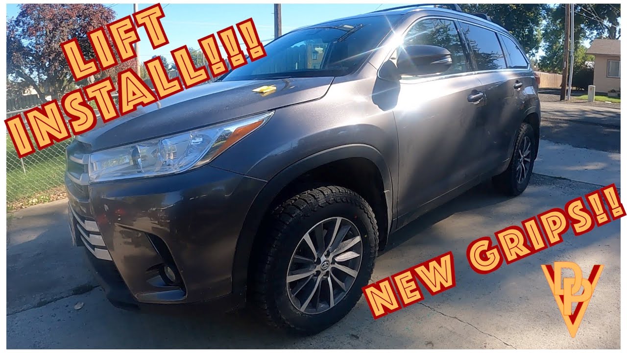 Установка лифта Toyota Highlander 2