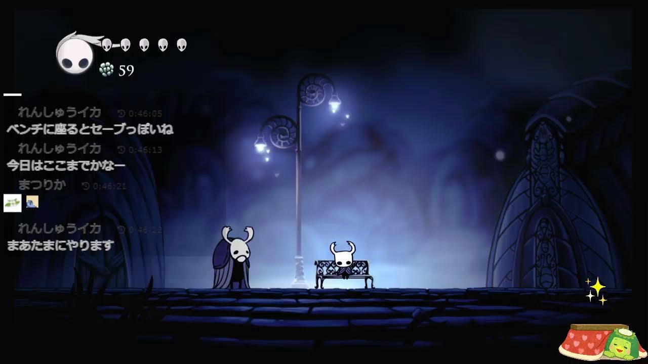 れんしゅうイカ のライブ配信　初めてのHollow Knight