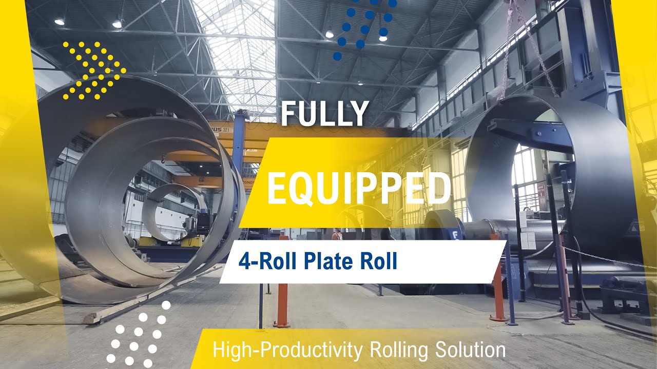 FACCIN: Fully Automated 4-roll Plate Roll for Wind Tower Sections Manufacturing