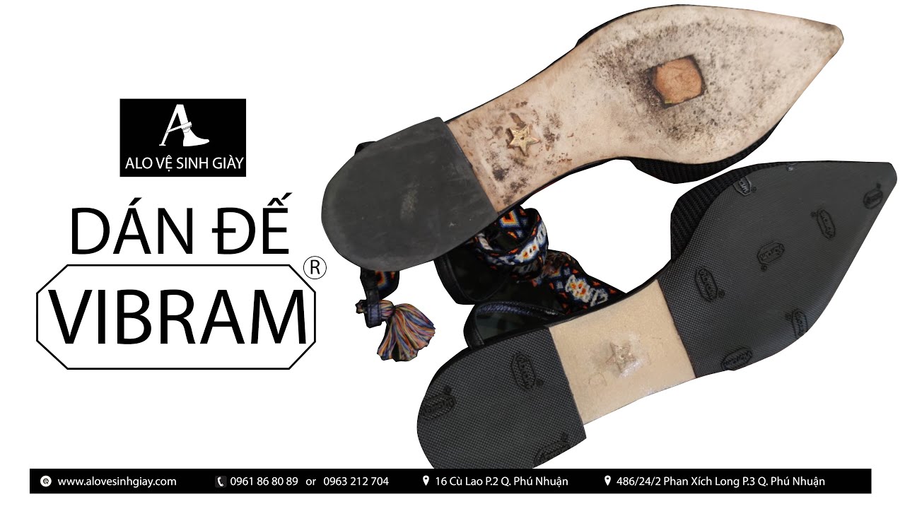 Dán Đế Dép Hiệu ai cũng làm được.Hướng Dẩn chi tiết