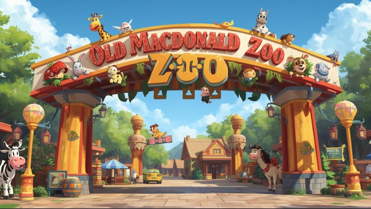 Old MacDonald Had a Zoo | Kids Rhymes | @MrABCD |@AllBabiesChannel | @CoComelon | @Blippi | Learning