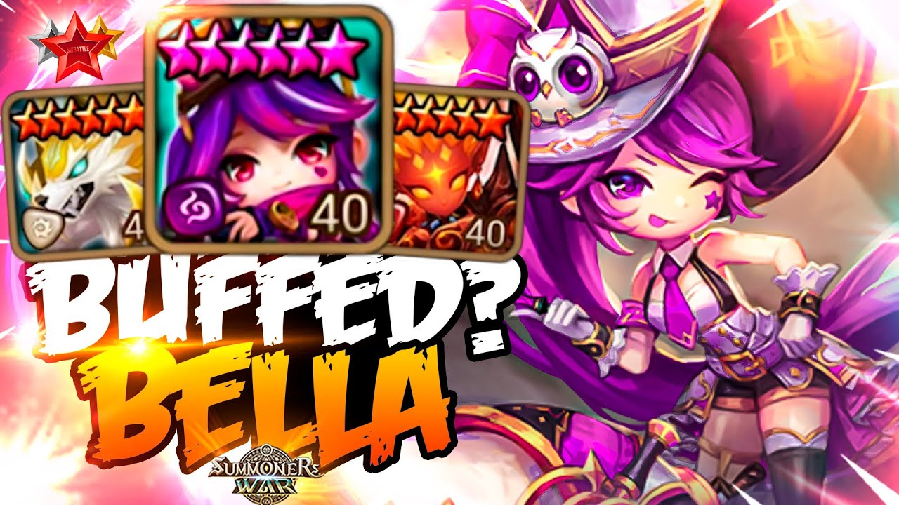 ОТРЯД ПО ОДНОЙ ЦЕЛИ с ВЫСОКИМ УРОНОМ БЕЛЛЫ - Summoners War