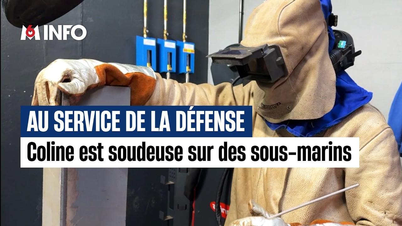 Elle fait de la soudure sur des sous-marins
