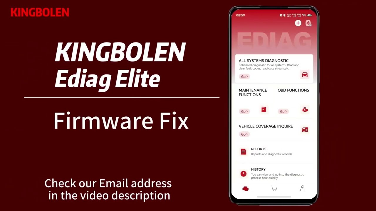 Ediag Elite/KINGBOLEN Soloscan | How to do the firmware fix (For Android)