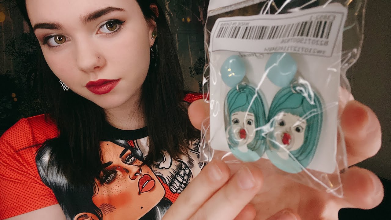 New earrings from Shein 😍 ASMR Crinkly show + tell