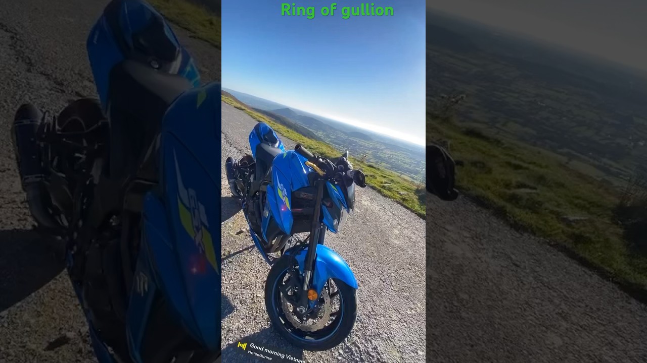Ring of gullion on gsx-s750 🔥☀️🕶️ #ireland #ringofgullion #sunny  #sportbike #suzuki
