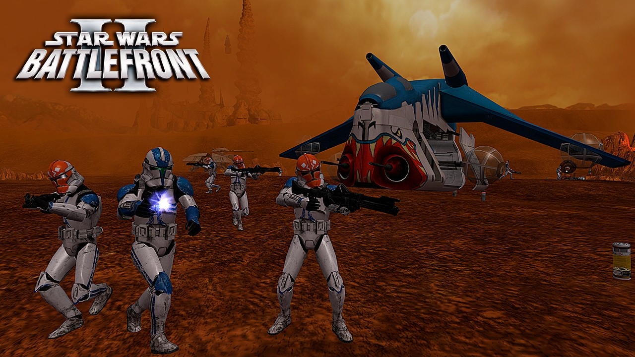 Star Wars Battlefront II - Geonosis: Spire (SandStorm) - Republic Side - Updated BF2 Port