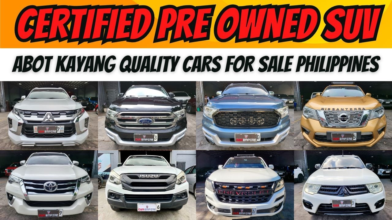 Presyong KAYANG-KAYA Segunda Mano SUV sa MANILA