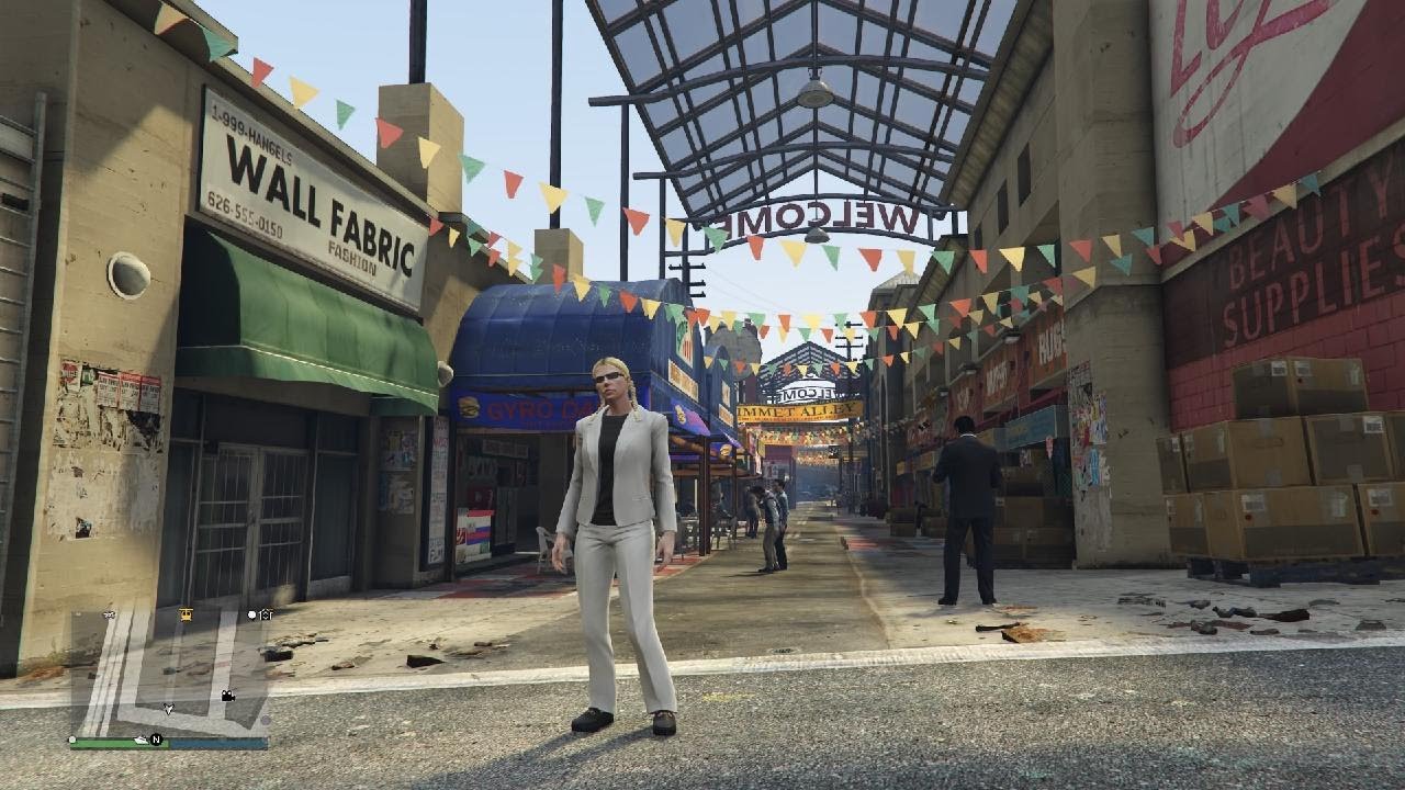 Grand Theft Auto V un endroit chouette au coeur de la ville  !
