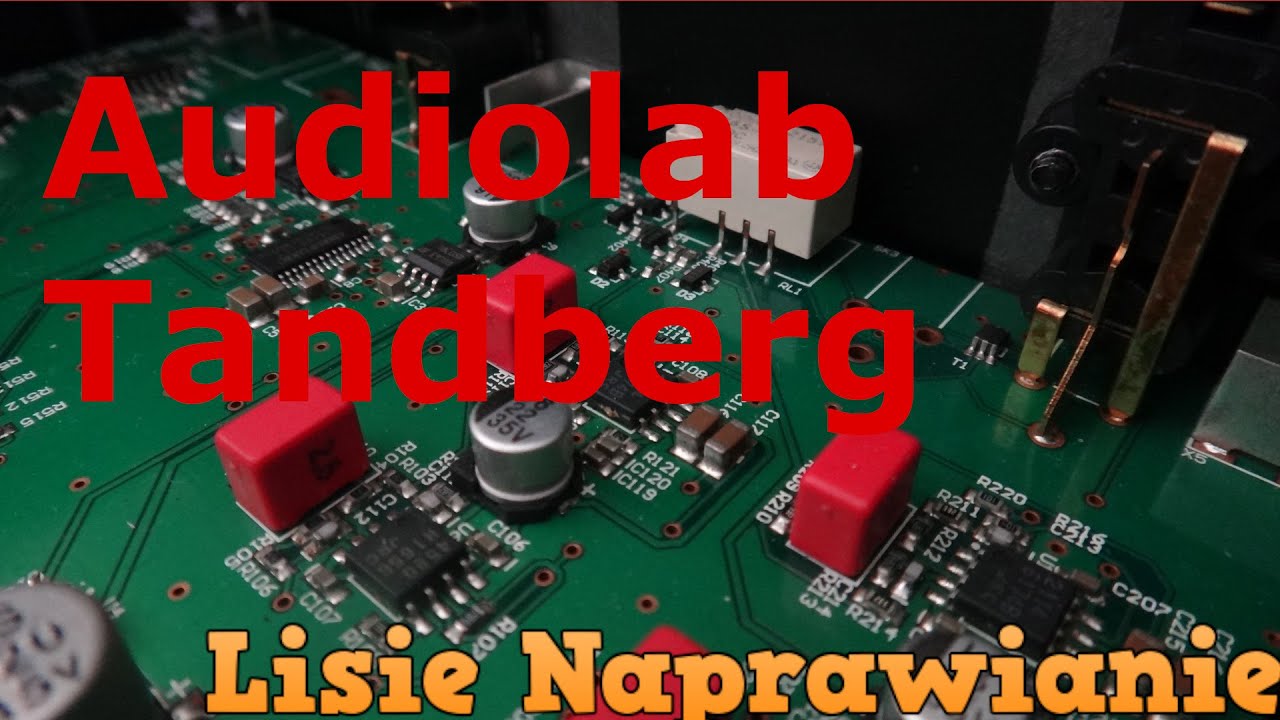 Audiolab 8000cde i Tandberg TR 2055 spięte razem - testujemy😀😀😀