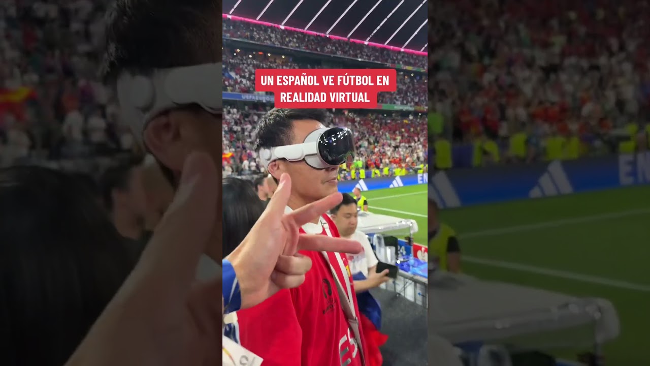UN ESPA&Ntilde;OL VE EL F&Uacute;TBOL EN REALIDAD VIRTUAL