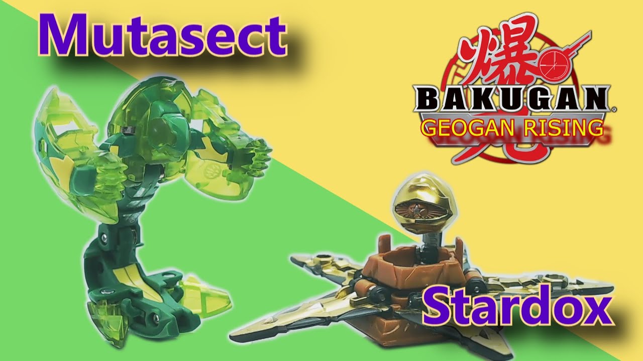 Mutasect + Stardox | Geogan Brawler Pack | Bakugan: Geogan Rising