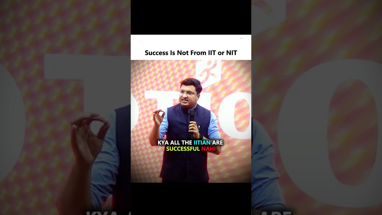Success Is Not From IIT or NIT #nvsir #iit #nit #shortvideo #success
