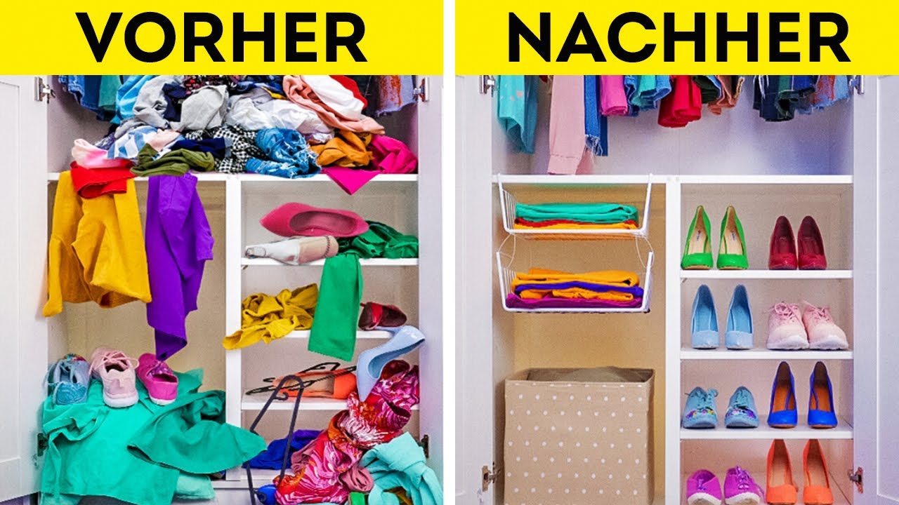 Hausrenovierung in Minuten ✨ Geniale Organisations- und Aufr&auml;umtricks