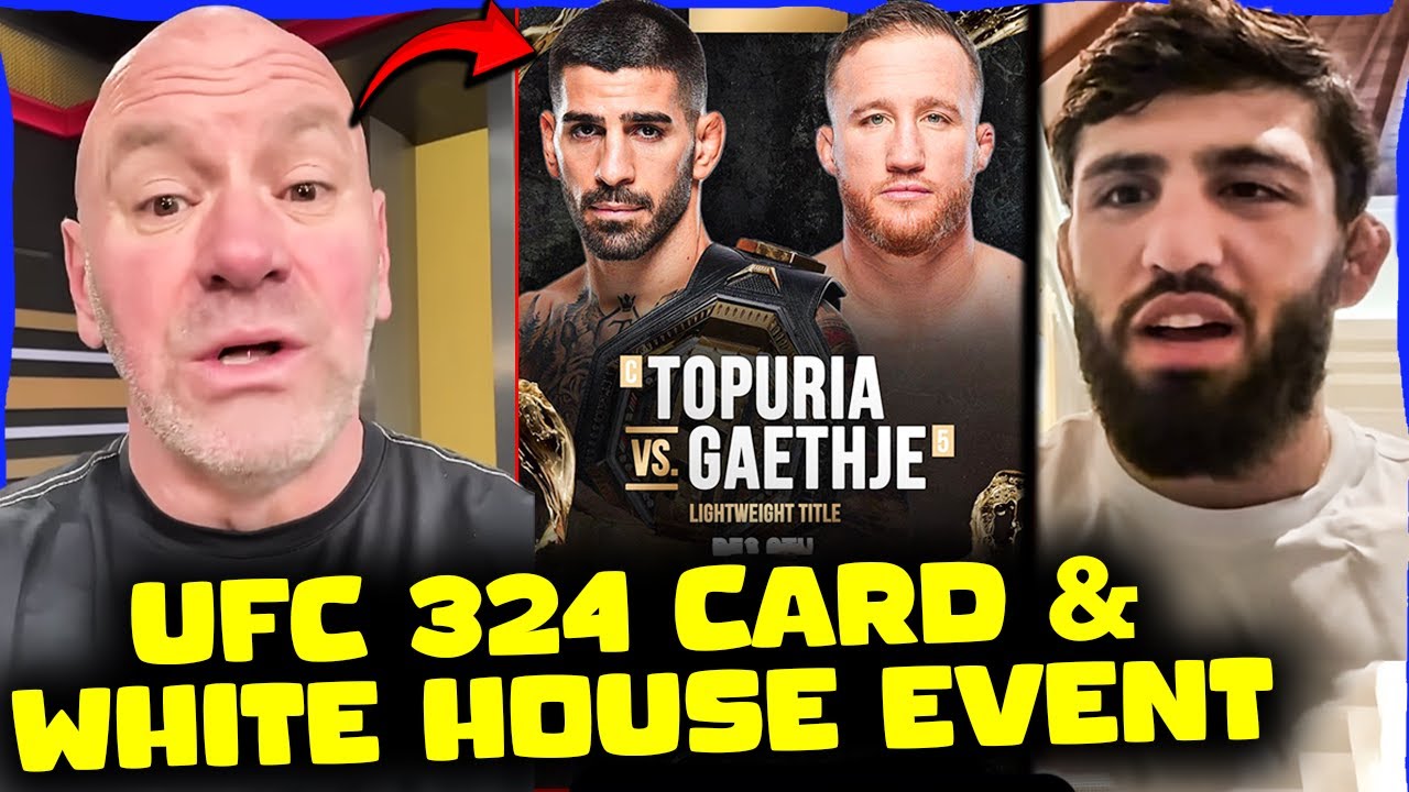 Dana White ANNOUNCES Huge UFC Event, Topuria vs Gaethje HEADLINE UFC 324, Arman Tsarukyan GOES OFF!