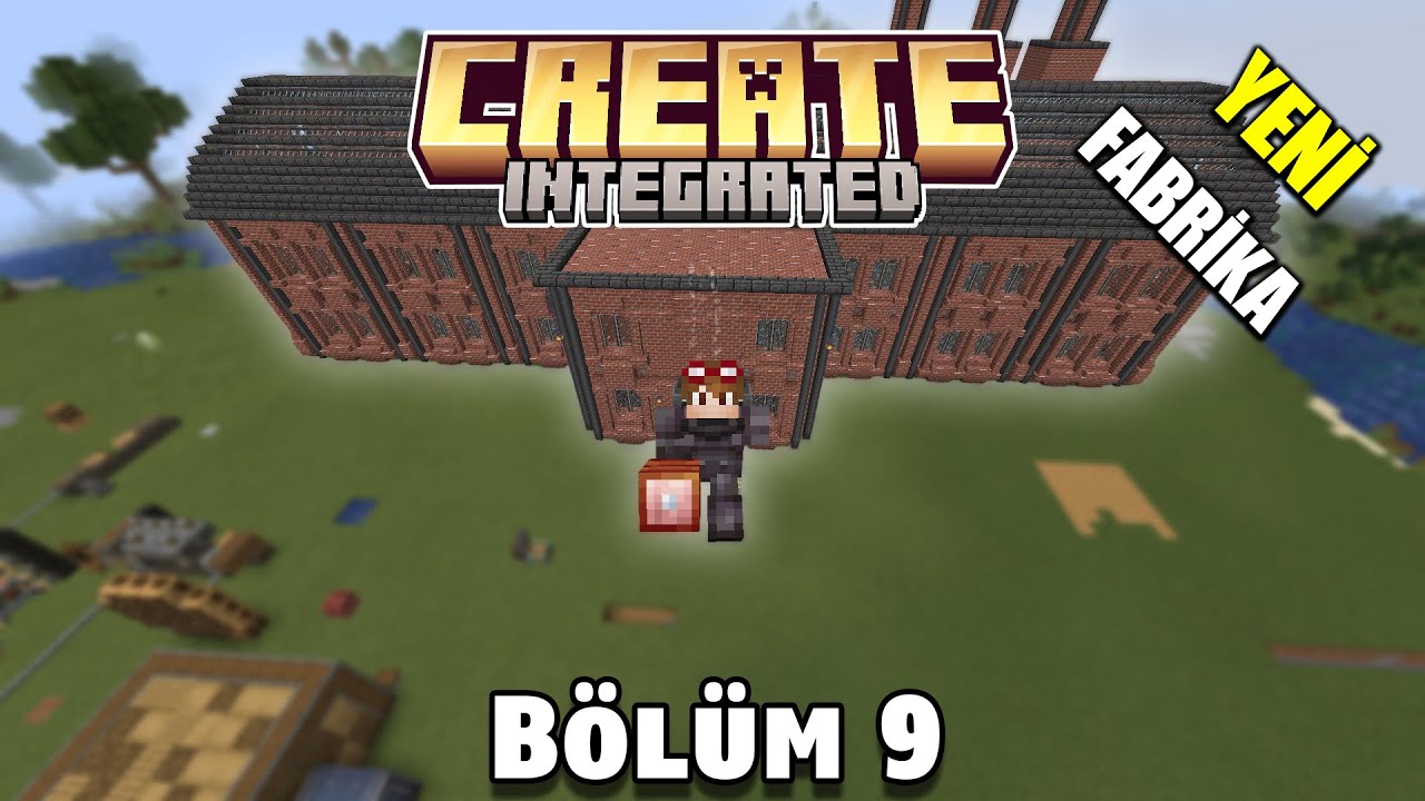 Yeni Fabrika Binamız ! | Create Integrated | Modlu Minecraft T&uuml;rk&ccedil;e B&ouml;l&uuml;m  9