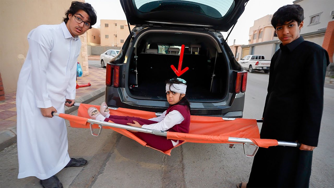 سقوط لين من الاسكوتر!!