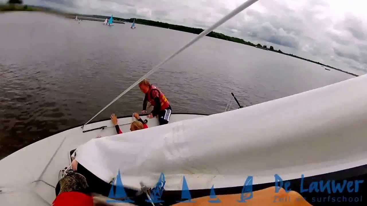 Zeil- surfschool De Lauwer | Omslaan met een Polyvalk
