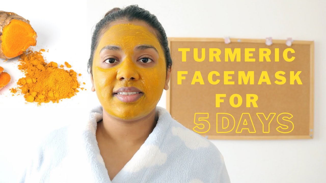 I tried turmeric  mask  for 5 days and this is what happened