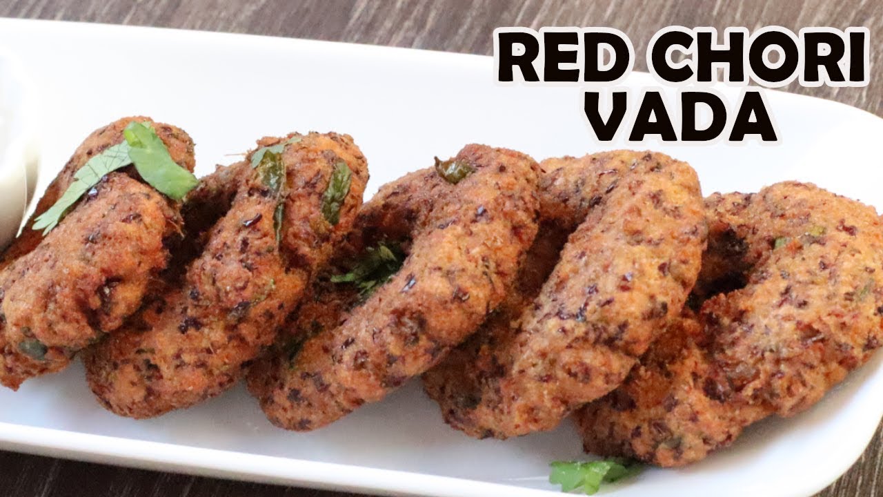 Red Chori Vada | Red Beans patties | Azuki Beans | Alasanda vada| Sowji's Kitchen